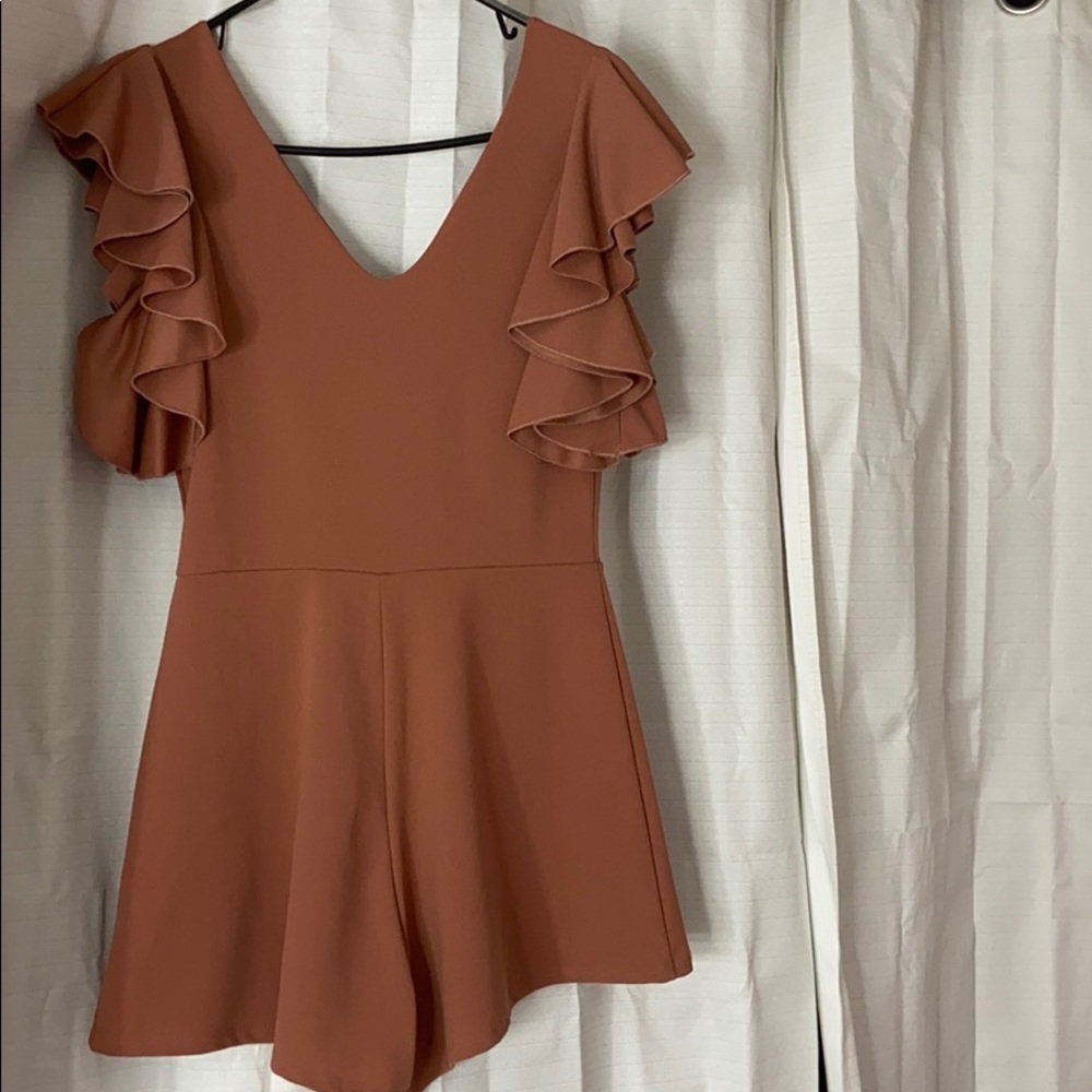 Blush one piece romper